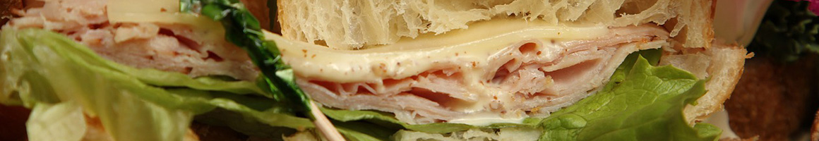 Eating Deli Sandwich at Heidi's Brooklyn Deli - Montrose restaurant in Montrose, CO.